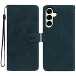 For Samsung Galaxy A37 5G Case Butterfly Flower Imprinted PU Leather Wallet Stand Phone Cover