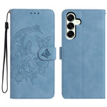 For Samsung Galaxy A37 5G Case Butterfly Flower Imprinted PU Leather Wallet Stand Phone Cover