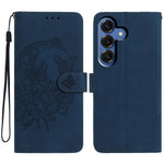 For Samsung Galaxy S26+ Case Butterfly Flower Imprinted PU Leather Wallet Stand Phone Cover