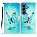 Plånboksfodral för Samsung Galaxy S26+ i PU-läder med mönstertryck och stativ, mobilskal med rem