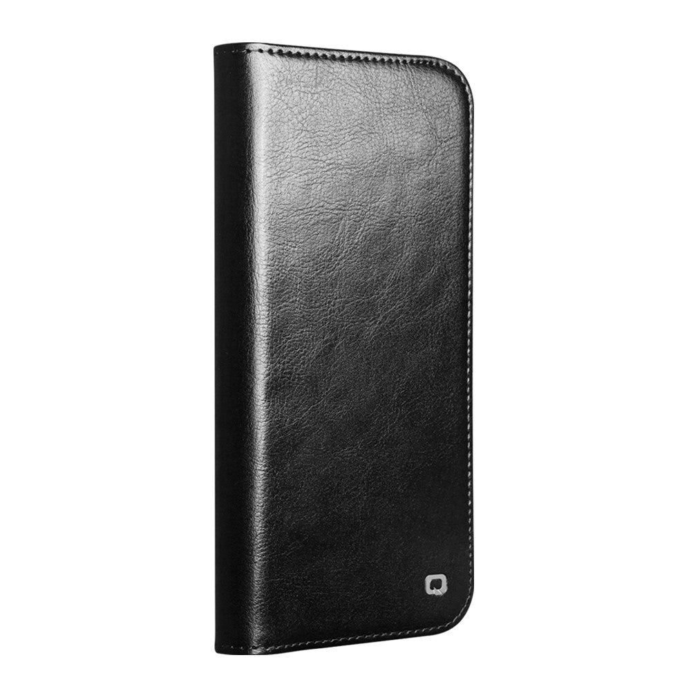 QIALINO For Xiaomi 17 Pro Wallet Case Genuine Cow Leather Phone Cover Card Holder Stand