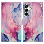 For Samsung Galaxy A37 5G Case Pattern Printing Wallet Stand Flip Leather Phone Cover with Strap