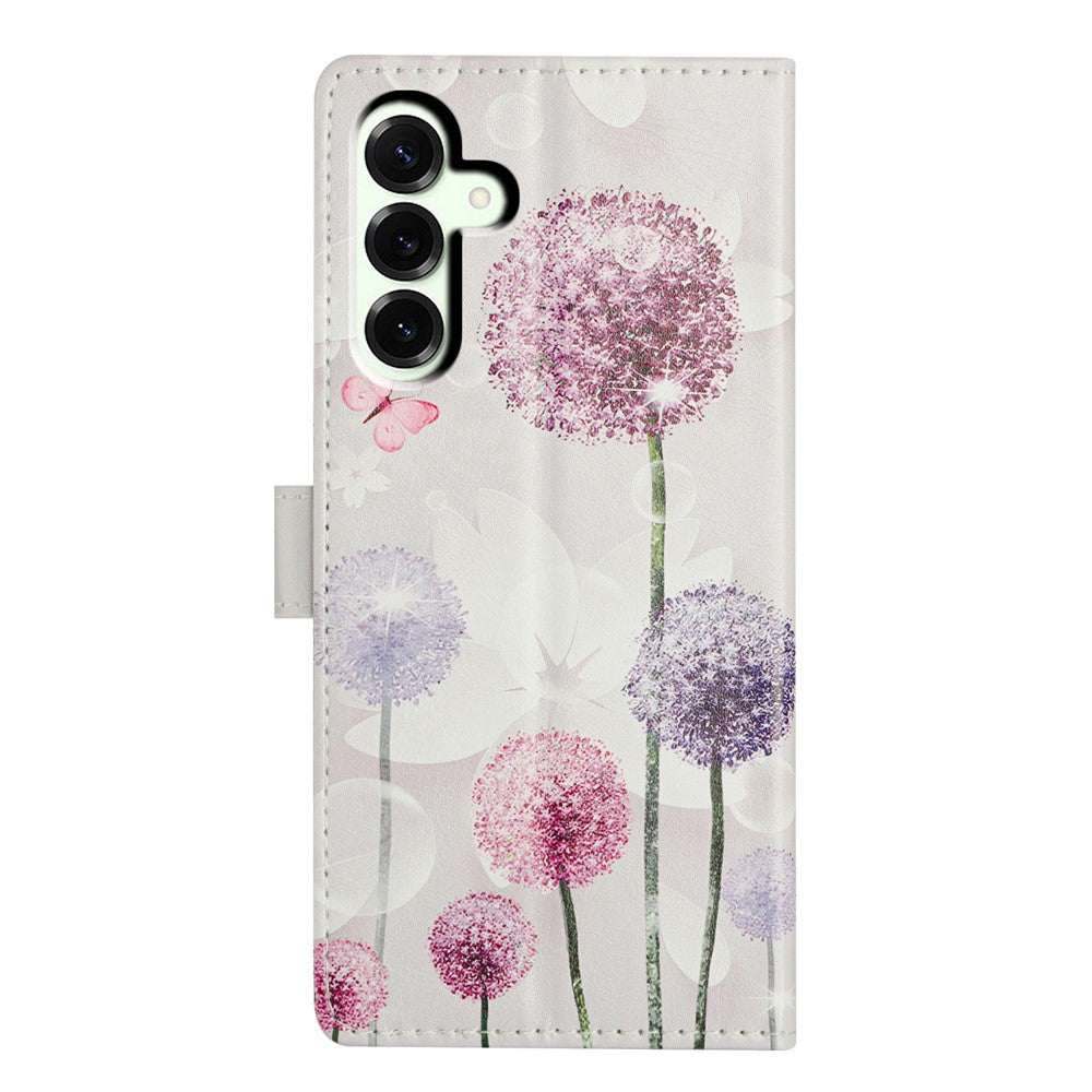 For Samsung Galaxy A57 5G Case Pattern Printing Wallet Stand Flip Leather Phone Cover with Strap
