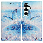 For Samsung Galaxy A57 5G Case Pattern Printing Wallet Stand Flip Leather Phone Cover with Strap