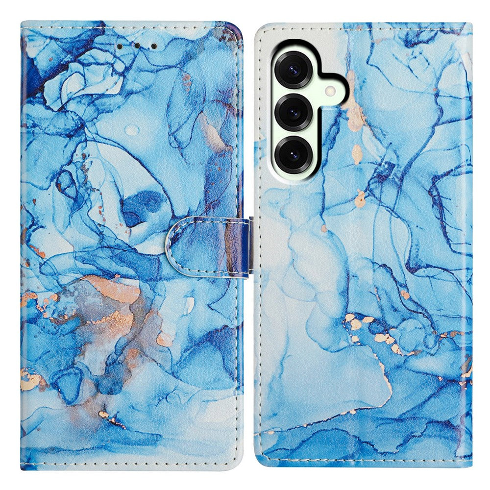 For Samsung Galaxy A57 5G Case Pattern Printing Wallet Stand Flip Leather Phone Cover with Strap