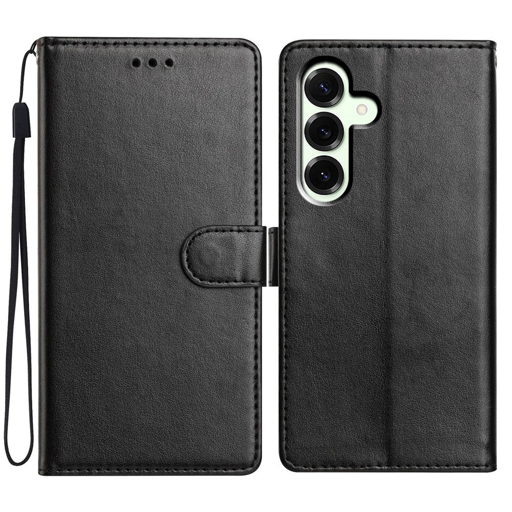 For Samsung Galaxy A57 5G Leather Case Wallet Stand Phone Cover with Handy Strap