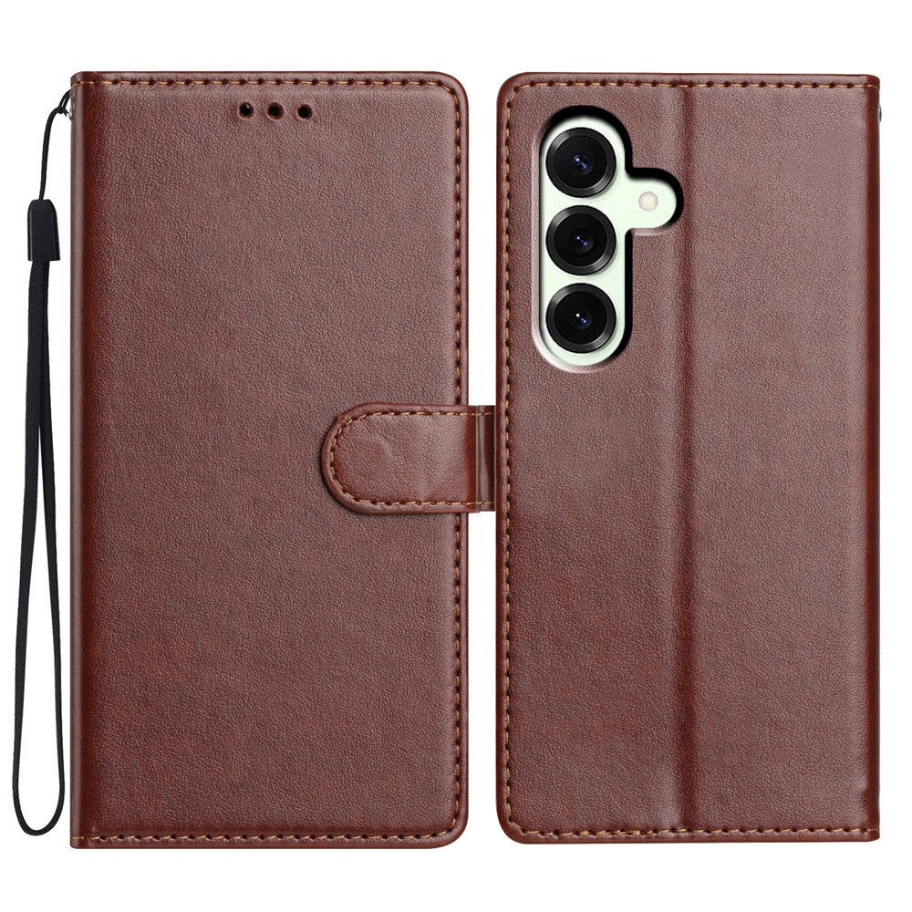 For Samsung Galaxy A57 5G Leather Case Wallet Stand Phone Cover with Handy Strap