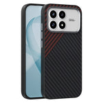 ABEEL For Xiaomi Redmi K90 5G / Poco F8 Pro 5G Magnetic Case Carbon Fiber Texture Back Cover