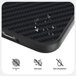ABEEL For Xiaomi Redmi K90 5G / Poco F8 Pro 5G Magnetic Case Carbon Fiber Texture Back Cover