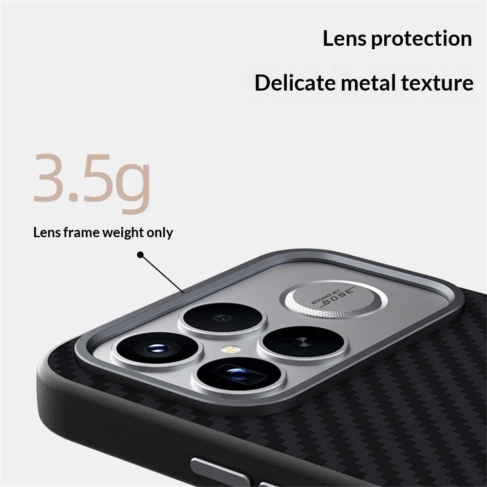 ABEEL For Xiaomi Redmi K90 5G / Poco F8 Pro 5G Magnetic Case Carbon Fiber Texture Back Cover
