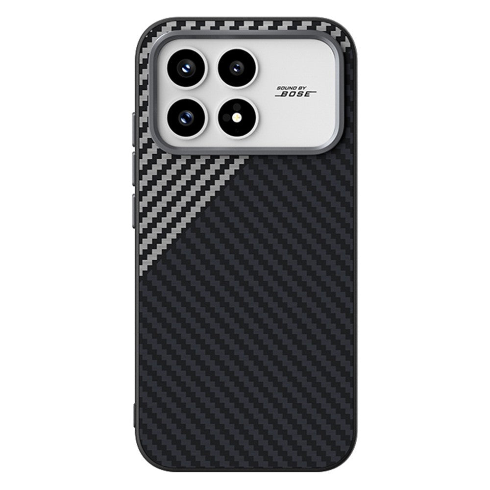 ABEEL For Xiaomi Redmi K90 5G / Poco F8 Pro 5G Magnetic Case Carbon Fiber Texture Back Cover