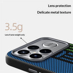 ABEEL För Xiaomi Redmi K90 Pro Max 5G / Poco F8 Ultra Magnetiskt Skal Mikroprägling 6D-tryckt PC TPU Aluminiumlegering Läder mobilskal