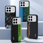 ABEEL För Xiaomi Redmi K90 Pro Max 5G / Poco F8 Ultra Magnetiskt Skal Mikroprägling 6D-tryckt PC TPU Aluminiumlegering Läder mobilskal