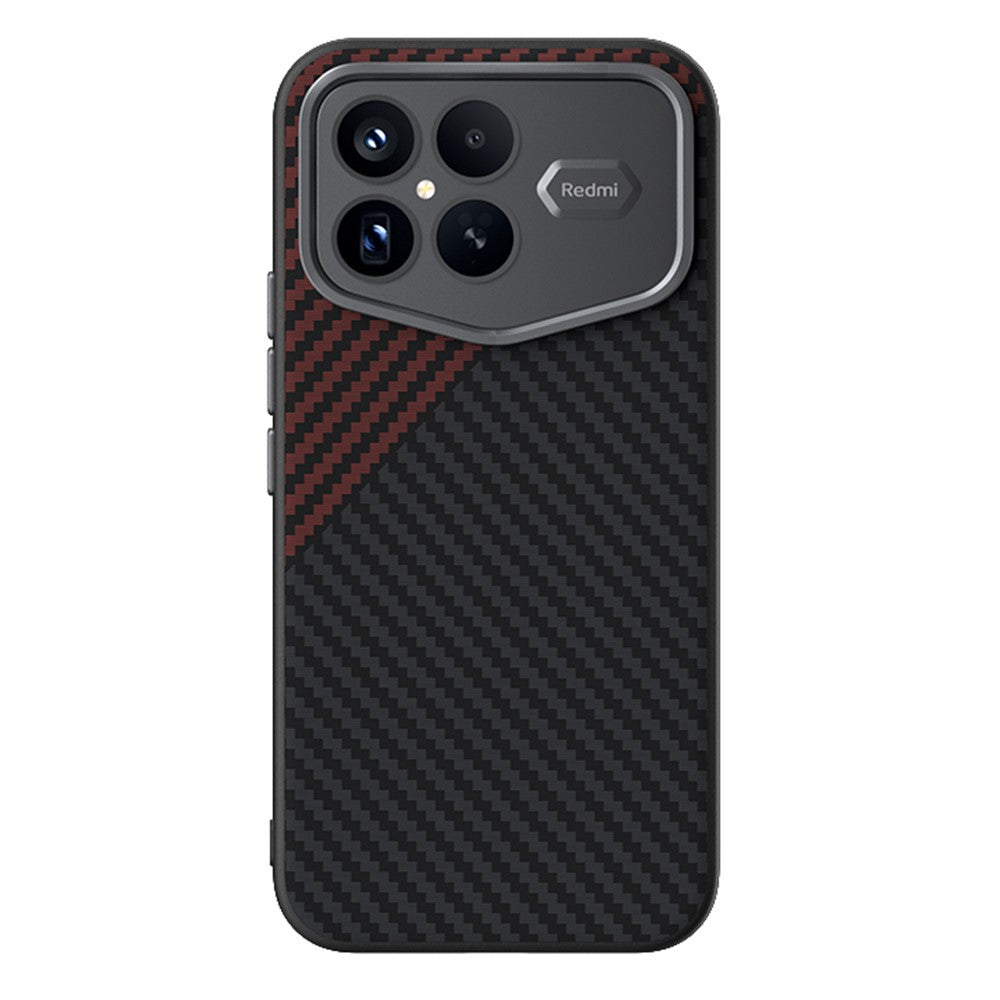 ABEEL For Xiaomi Redmi K90 Pro Max Champion Edition Magnetic Case Carbon Fiber Texture Back Cover