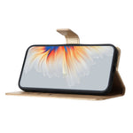 Läderfodral för Samsung Galaxy S26+ med korthållare och mandalamönster.