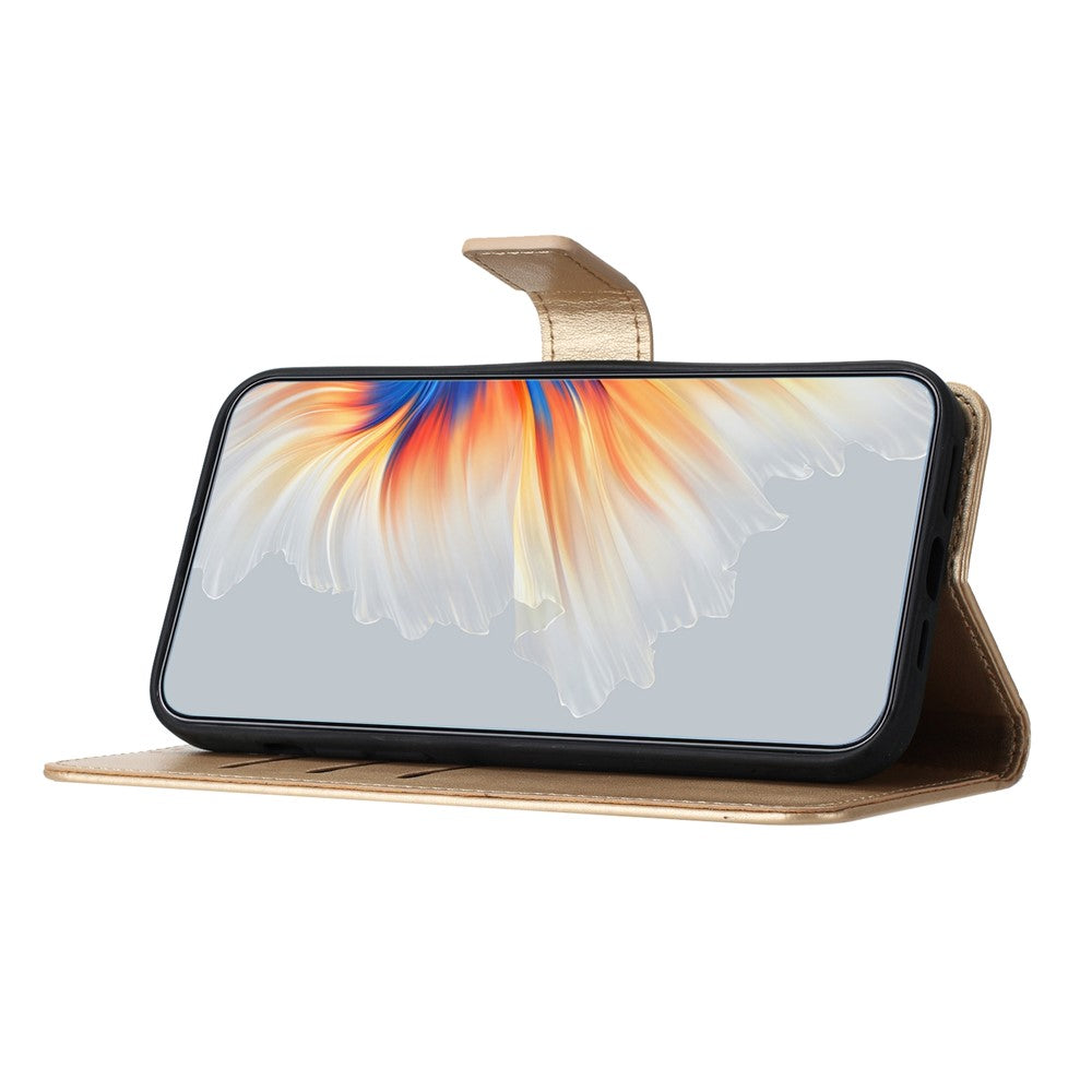 Läderfodral för Samsung Galaxy S26+ med korthållare och mandalamönster.