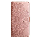 For Samsung Galaxy A37 5G Leather Case with Card Slots Mandala Pattern Phone Cover Stand