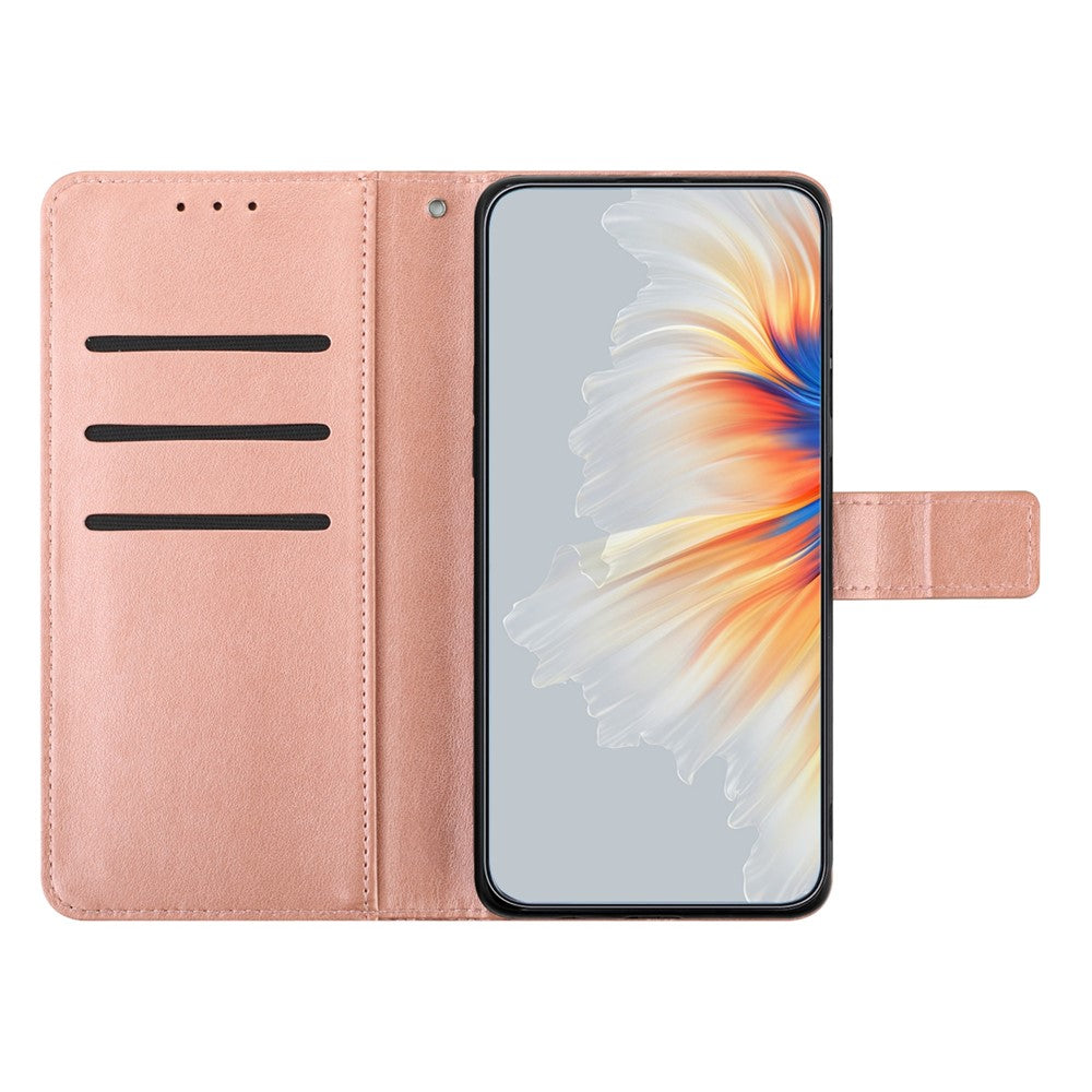 Til Samsung Galaxy A57 5G Lædercover med Kortpladser Mandala Mønster Telefoncover Stand