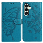 For Samsung Galaxy A37 5G Case Butterfly Imprinted Wallet Stand PU Leather Flip Phone Cover with Strap