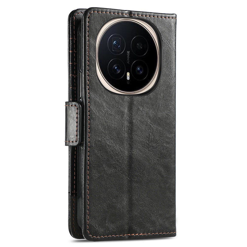 CASENEO For Honor Magic8 Pro 5G Phone Cases PU Leather Cover Stand with RFID Blocking Wallet
