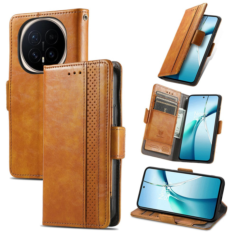 CASENEO For Honor Magic8 Pro 5G Phone Cases PU Leather Cover Stand with RFID Blocking Wallet