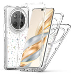 Clear Phone Case for Honor X9c 5G / Magic7 Lite 5G / X60 Pro 5G Precise Cutouts Acrylic TPU Cover with Laser-printed Film