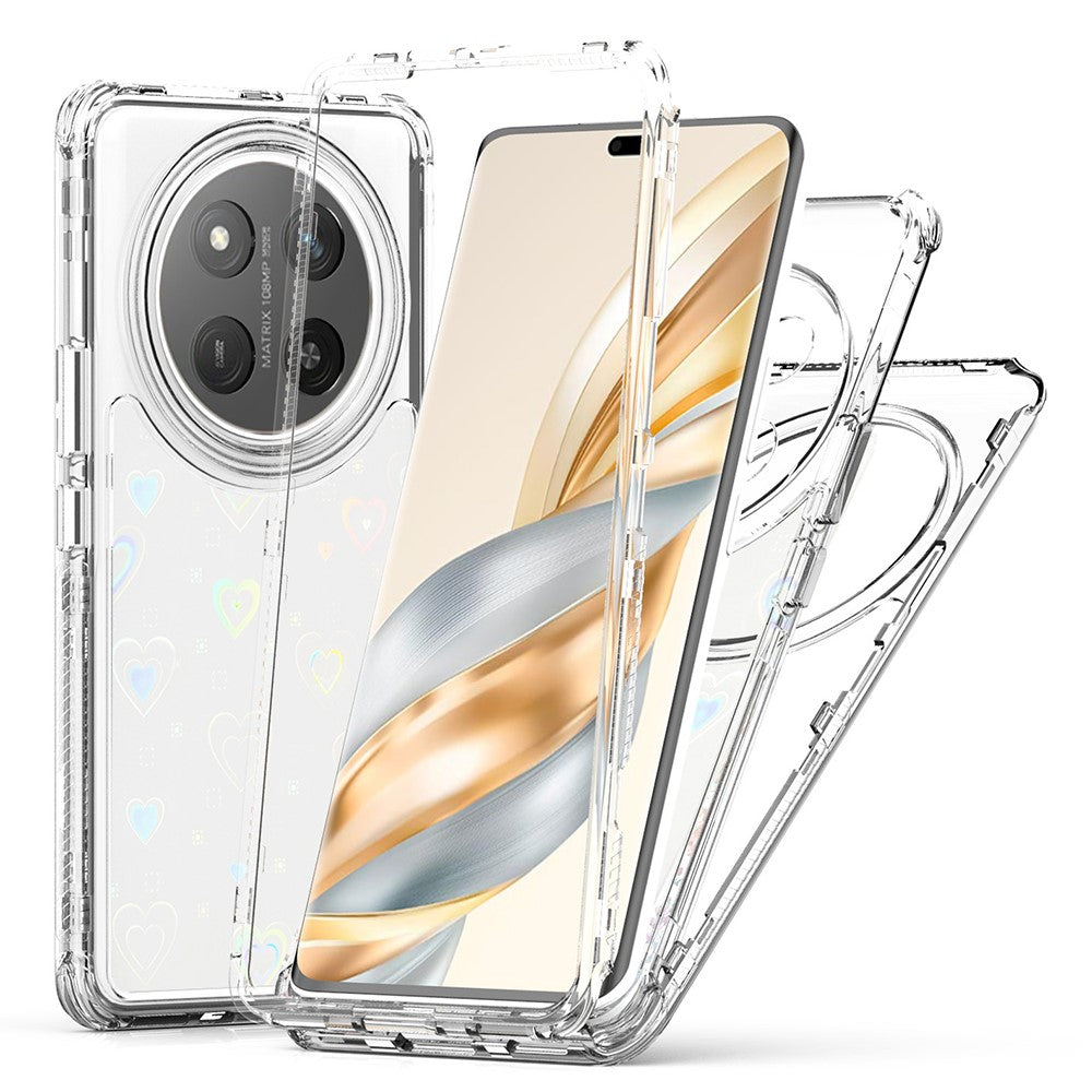 Clear Phone Case for Honor X9c 5G / Magic7 Lite 5G / X60 Pro 5G Precise Cutouts Acrylic TPU Cover with Laser-printed Film