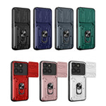 Phone Case For Honor 400 Smart 5G  /  X7d 5G  /  X7d 4G PC + TPU Kickstand Back Cover with Camera Slider