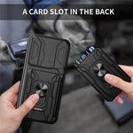 Phone Case For Honor 400 Smart 5G  /  X7d 5G  /  X7d 4G PC + TPU Kickstand Back Cover with Camera Slider