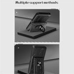 Phone Case For Honor 400 Smart 5G  /  X7d 5G  /  X7d 4G PC + TPU Kickstand Back Cover with Camera Slider