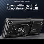 Phone Case For Honor 400 Smart 5G  /  X7d 5G  /  X7d 4G PC + TPU Kickstand Back Cover with Camera Slider