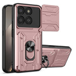 Telefoncover til Honor 400 Smart 5G / X7d 5G / X7d 4G PC + TPU Kickstand Bagcover med Kameraskydelåg