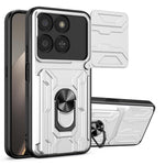 Telefoncover til Honor 400 Smart 5G / X7d 5G / X7d 4G PC + TPU Kickstand Bagcover med Kameraskydelåg