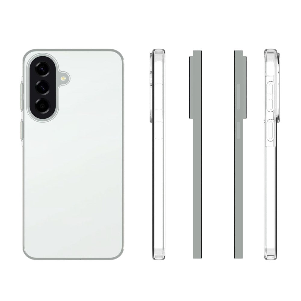 Til Samsung Galaxy A57 5G cover Vandmærkebestandigt TPU Gennemsigtigt telefonbagcover