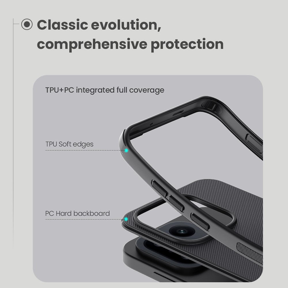 NILLKIN Frosted Shield Pro Til OnePlus 15 5G Cover Mat PC + TPU Telefoncover