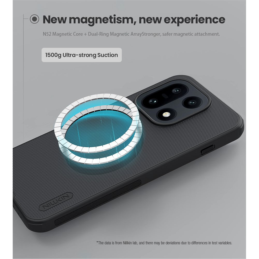 NILLKIN Frosted Shield Pro til OnePlus 15 5G magnetisk cover, PC + TPU-mobilbeskyttelse