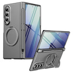 Samsung Galaxy Z Fold3 5G Roterande stativ PC-mobilskal med härdat glasfilm/penna