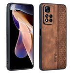 AZNS För Xiaomi Redmi Note 11 Pro+ 5G / Redmi Note 11 Pro 5G (MediaTek) Tryckt Mönster PU-läderbelagt TPU Stoppsäkert mobilskal