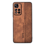 AZNS För Xiaomi Redmi Note 11 Pro+ 5G / Redmi Note 11 Pro 5G (MediaTek) Tryckt Mönster PU-läderbelagt TPU Stoppsäkert mobilskal