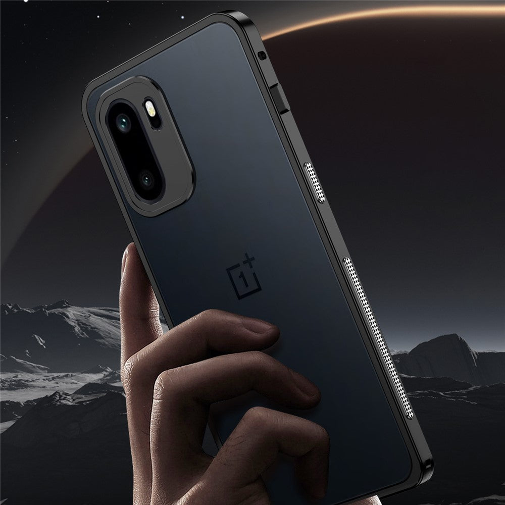 OnePlus 15R 5G / Ace 6T 5G / Ace 6 5G Stötfångarskal Metallram Värmeavledande Skydd med Linsskydd