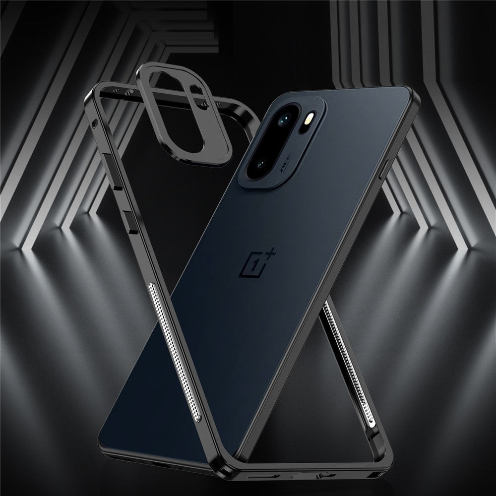 OnePlus 15R 5G / Ace 6T 5G / Ace 6 5G Stötfångarskal Metallram Värmeavledande Skydd med Linsskydd