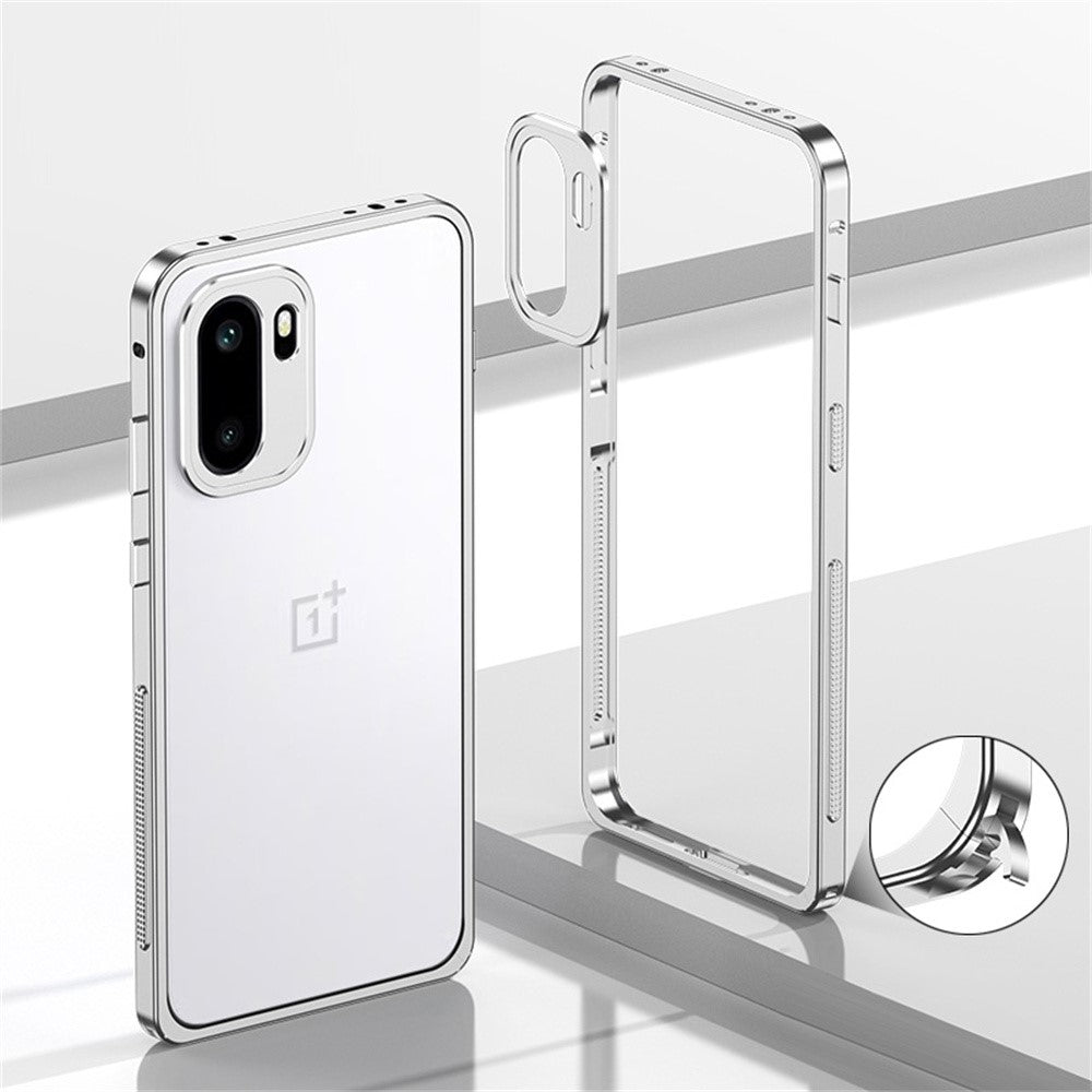 OnePlus 15R 5G / Ace 6T 5G / Ace 6 5G Stötfångarskal Metallram Värmeavledande Skydd med Linsskydd