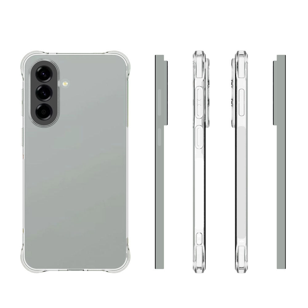 WANLONFENG For Samsung Galaxy A57 5G Clear TPU Case TM Series 2.0mm Phone Back Cover