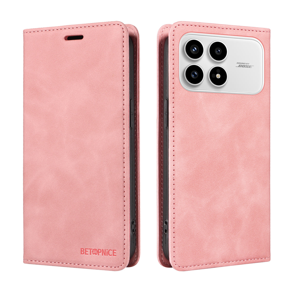 BETOPNICE For Xiaomi Redmi K90 5G / Poco F8 Pro 5G Case  Magnetic Closure RFID Blocking Wallet Stand Leather Phone Cover