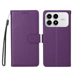 For Xiaomi Redmi K90 5G / Poco F8 Pro 5G Case RFID Blocking 3 Card Slots PU Leather Phone Cover with Wrist Strap