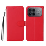 For Xiaomi Redmi K90 Pro Max 5G / Poco F8 Ultra Case RFID Blocking 3 Card Slots PU Leather Phone Cover with Wrist Strap