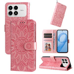 For Xiaomi Redmi K90 5G / Poco F8 Pro 5G Case Sunflower Imprint Leather Wallet Phone Cover