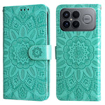 For Xiaomi Redmi K90 Pro Max 5G / Poco F8 Ultra Case Sunflower Imprint Leather Wallet Phone Cover