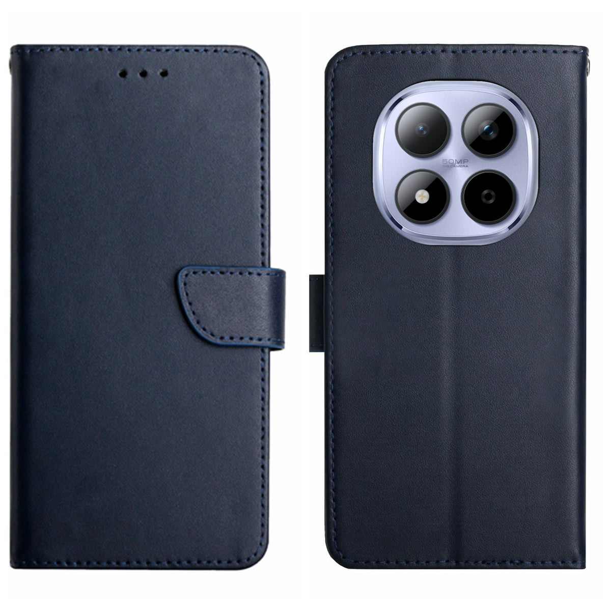 For Xiaomi Redmi Note 15 Pro 5G (Global) Case Genuine Cow Leather Phone Cover Nappa Texture