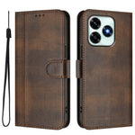 For Honor X5c 4G / Honor X5c Plus 4G Cases Wallet Stand Retro Texture Leather Phone Cover with Lanyard